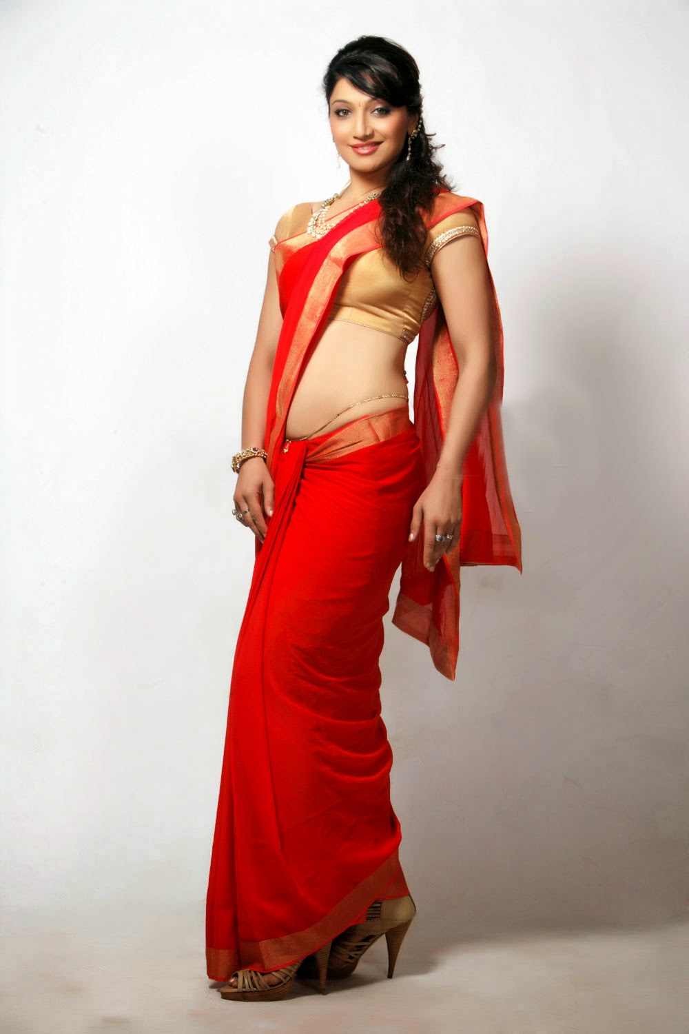 Aackruti Nagpal Sexy Saree Stills