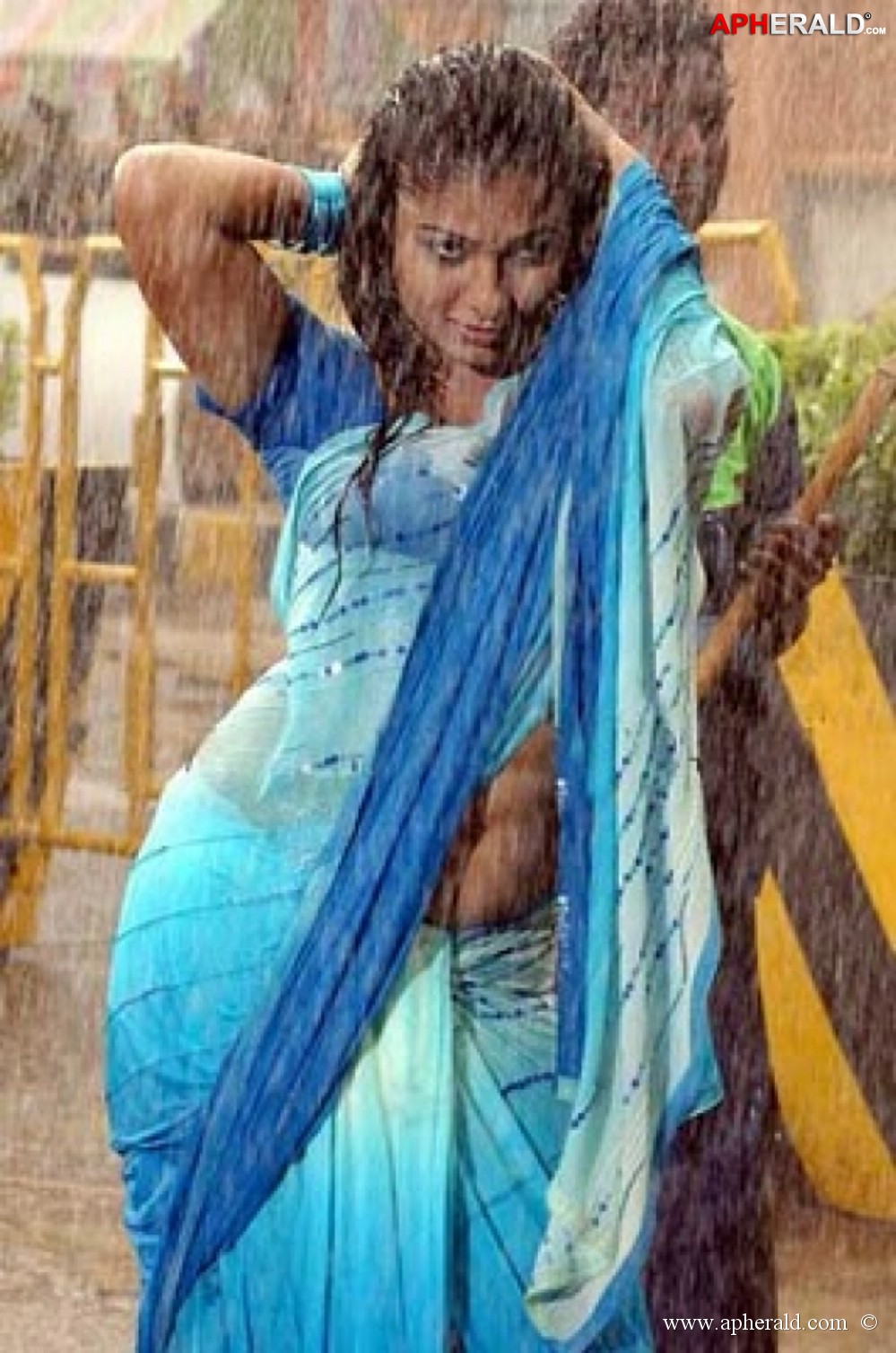 Actress Wet Saree Pics