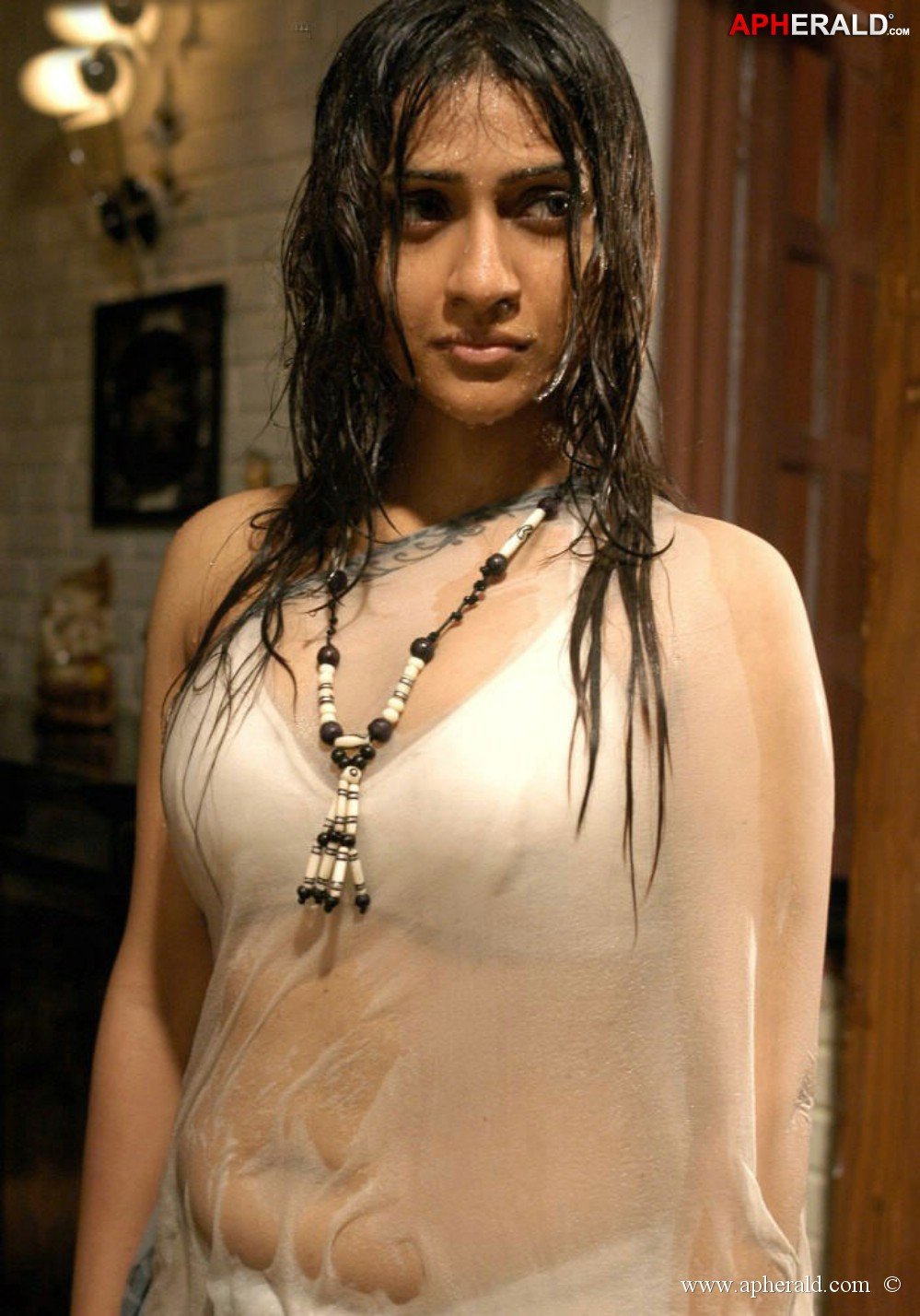 Actress Wet Saree Pics