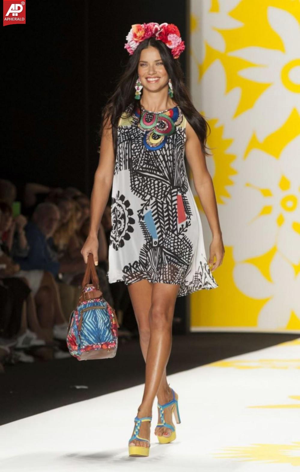 Adriana Lima Latest Fashion Show Walk