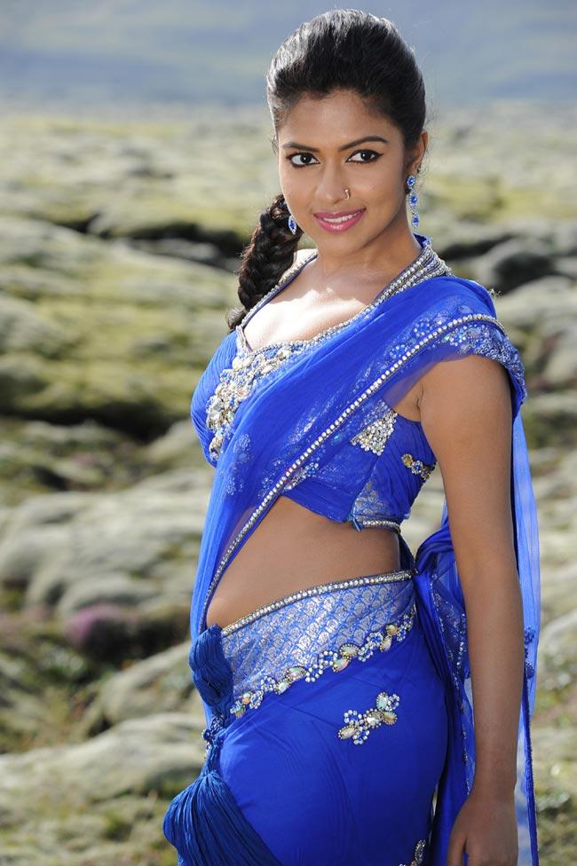 Amala Paul Hot Navel Show Photos