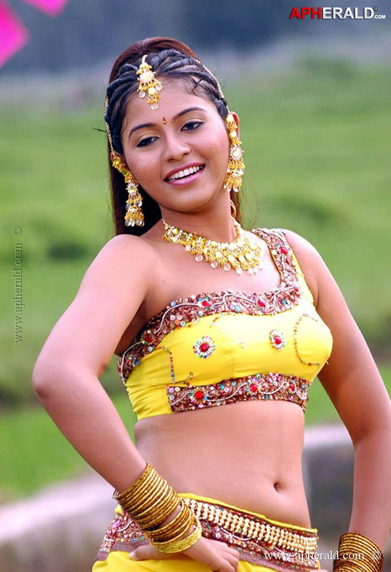 Anjali Hot Navel Show