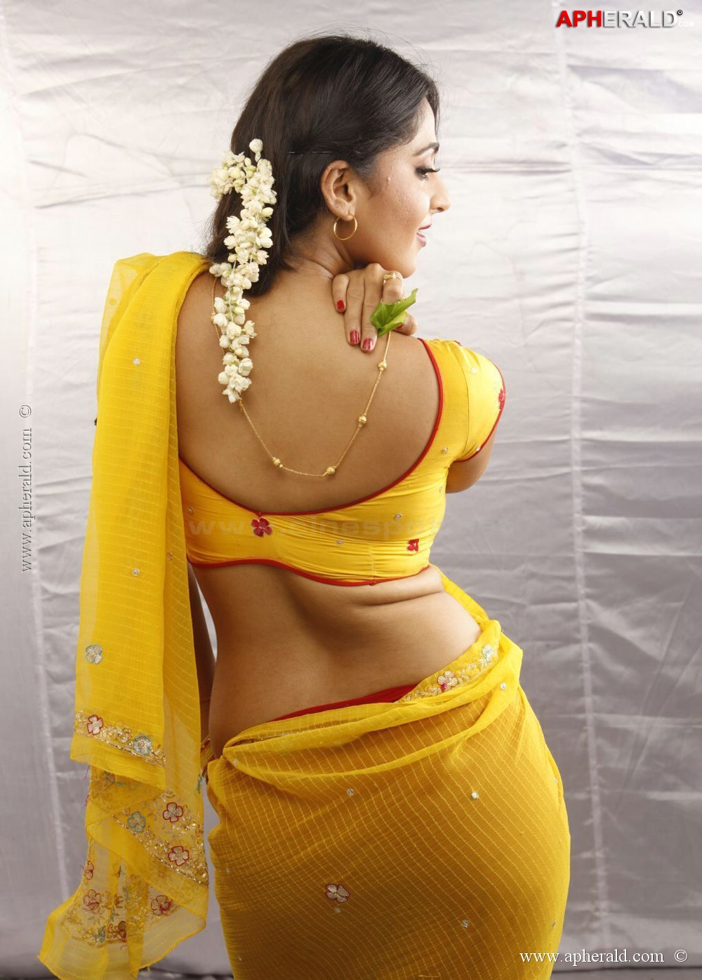 Anushka in Hot Saree Pics