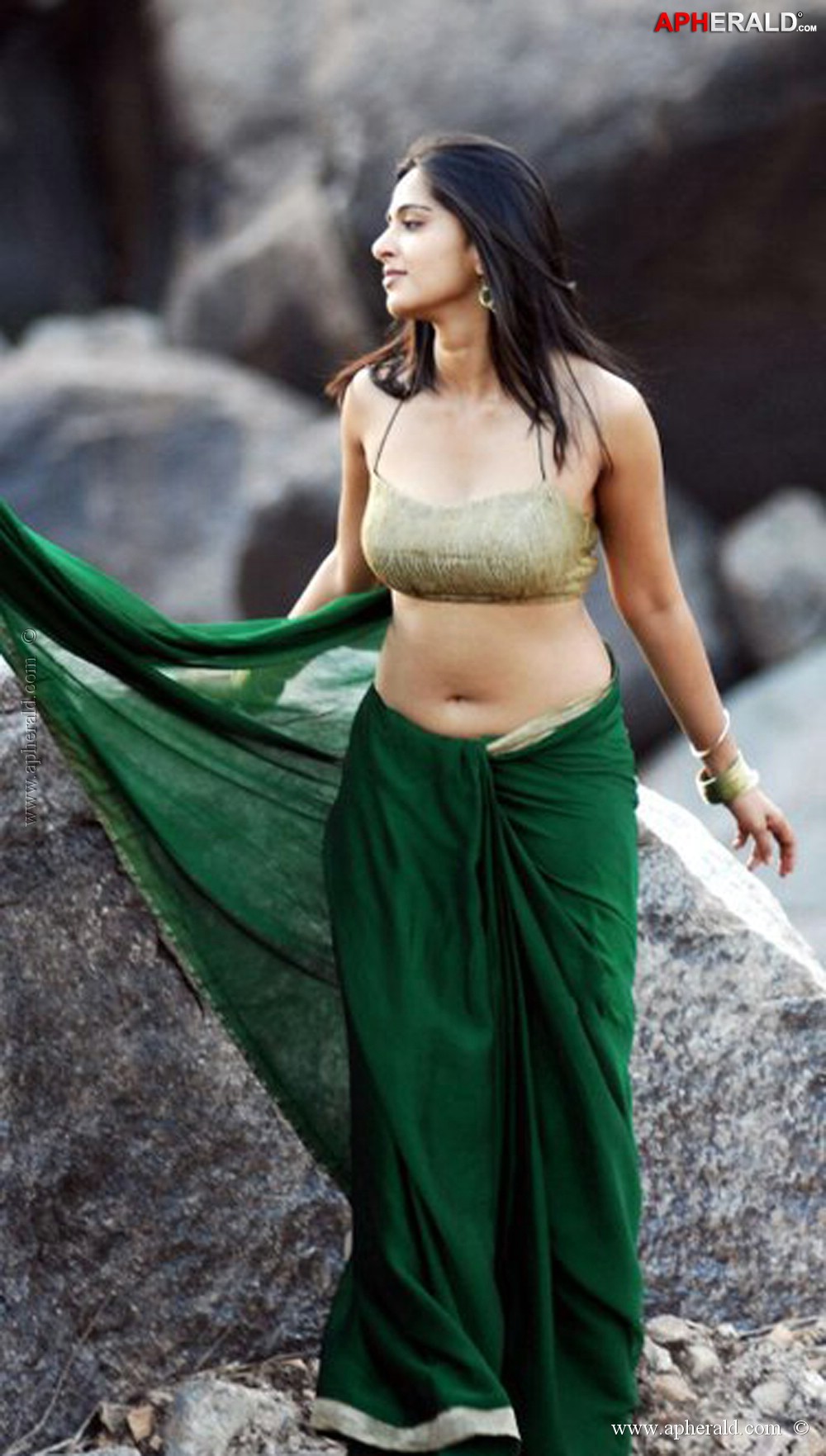 Anushka in Hot Saree Pics