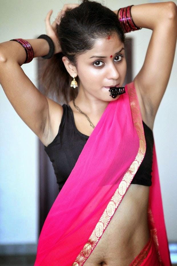 Anushkriti Spicy Navel Stills