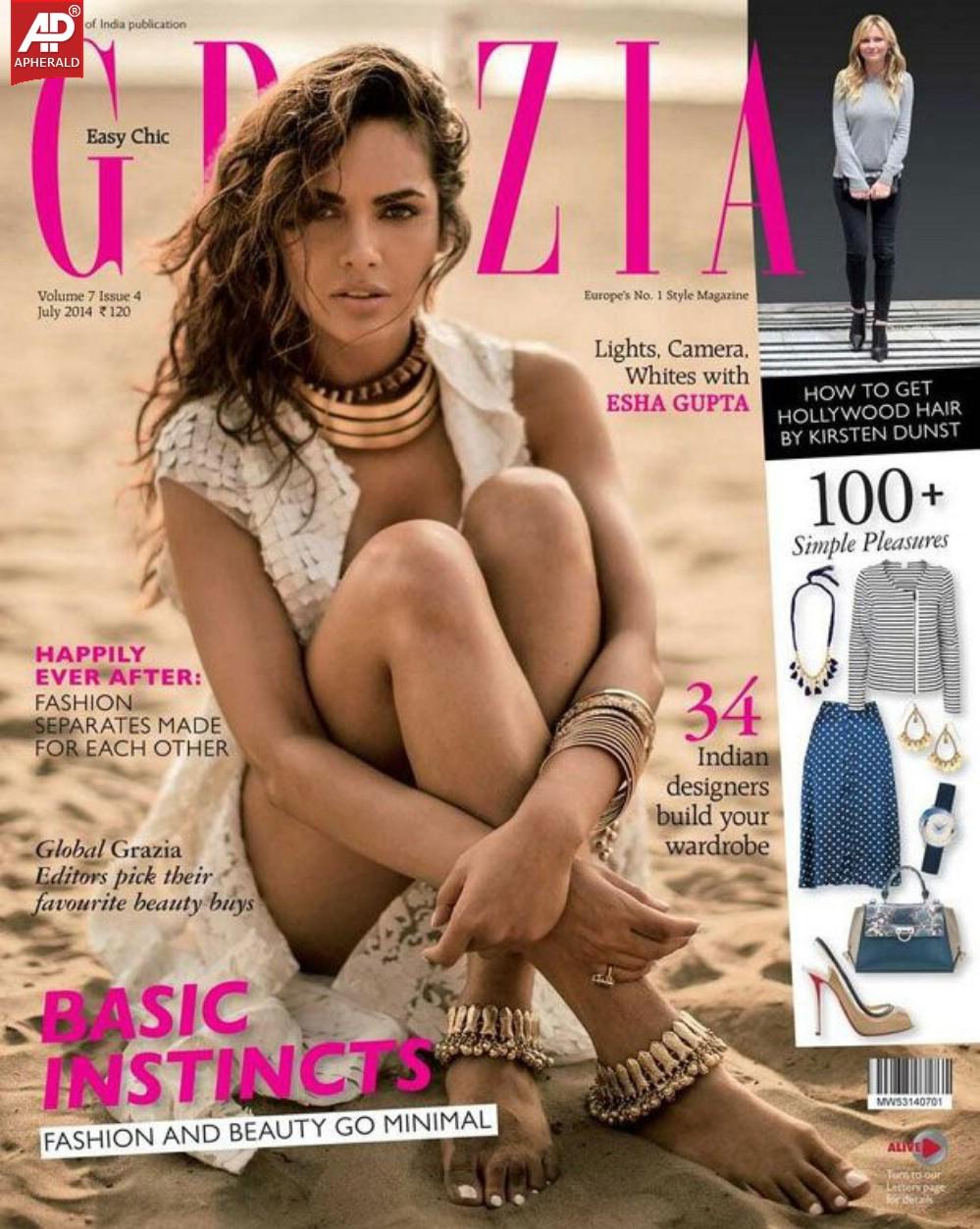 Esha Gupta Photo Shoot for Grazia Magazine