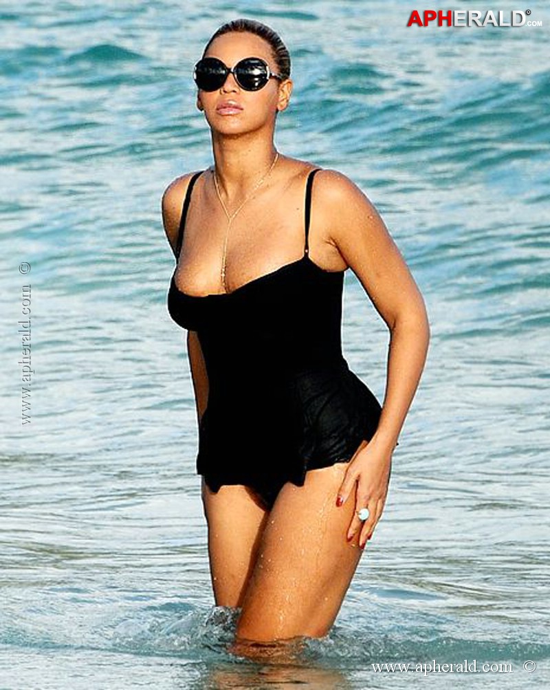 Hollywood Actress at Beach