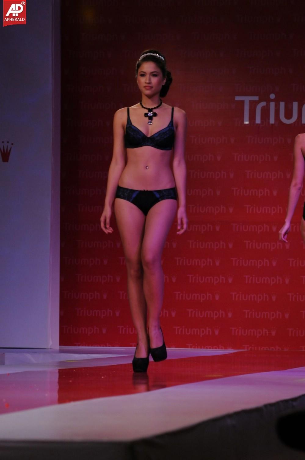 Hot Models at Triumph Fashion Show
