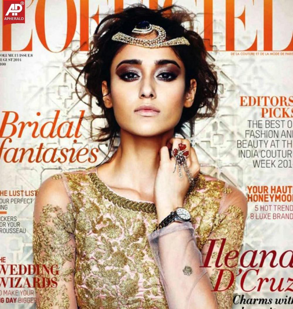 Ileana Hot Photoshoot for L’Officiel August 2014