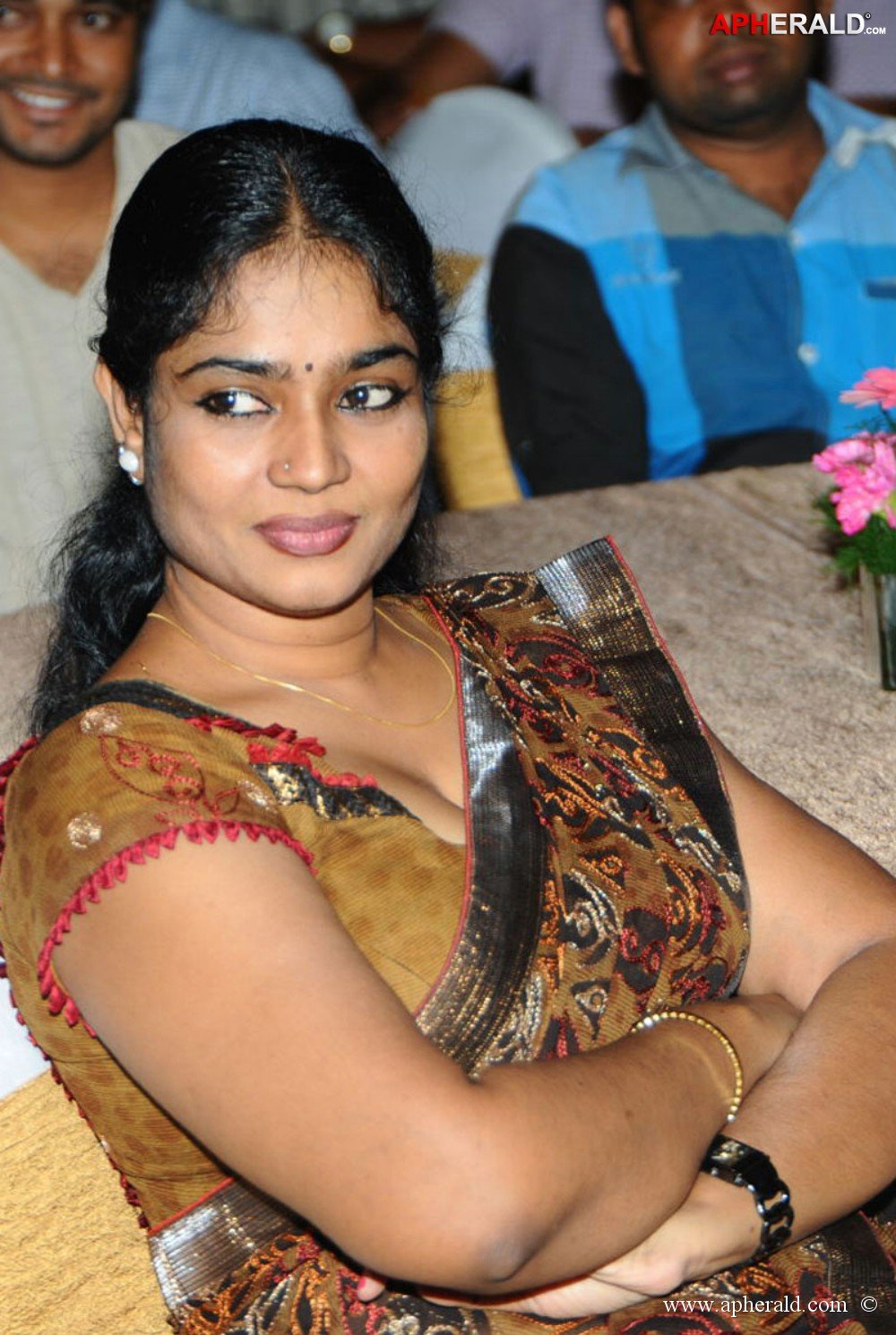 Jayavani Aunty Hot In Sraee Stills