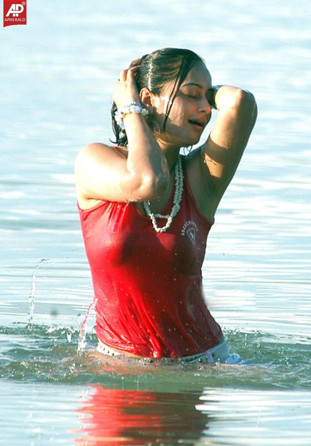 Kaveri Jha Hot in Red Dress Pics