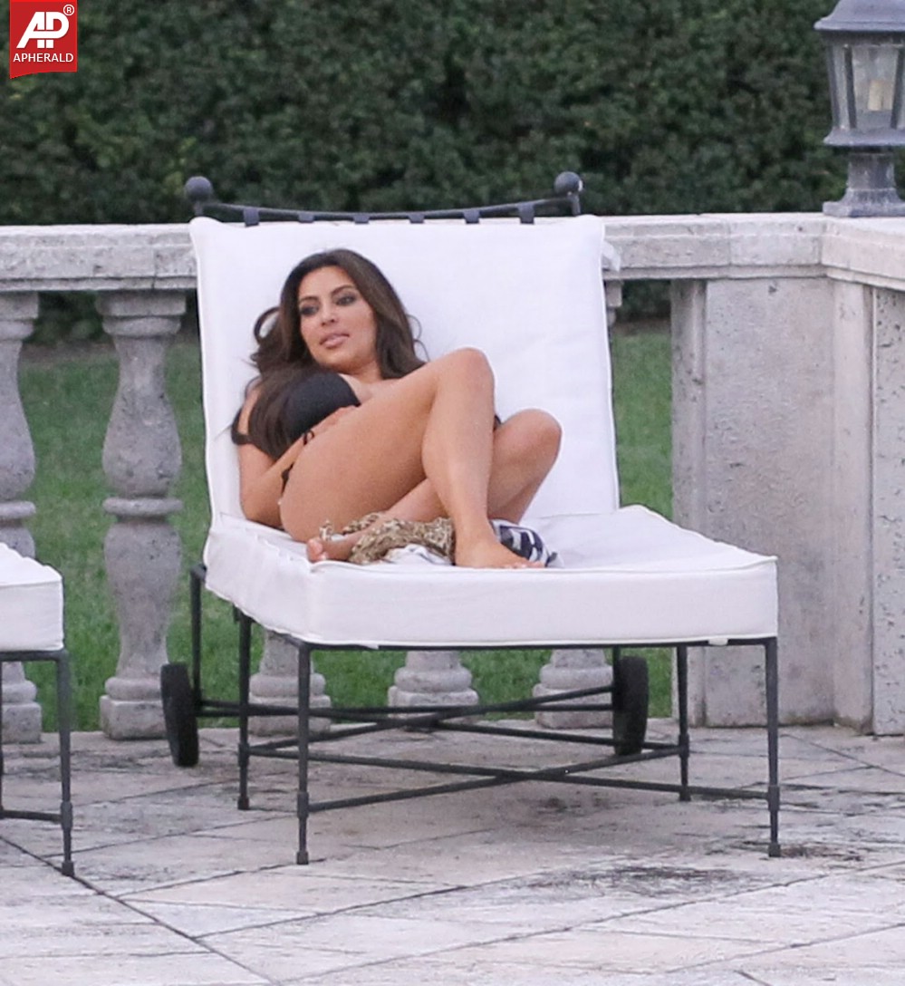 Kim Kardashian in Beach Hot Stills 1