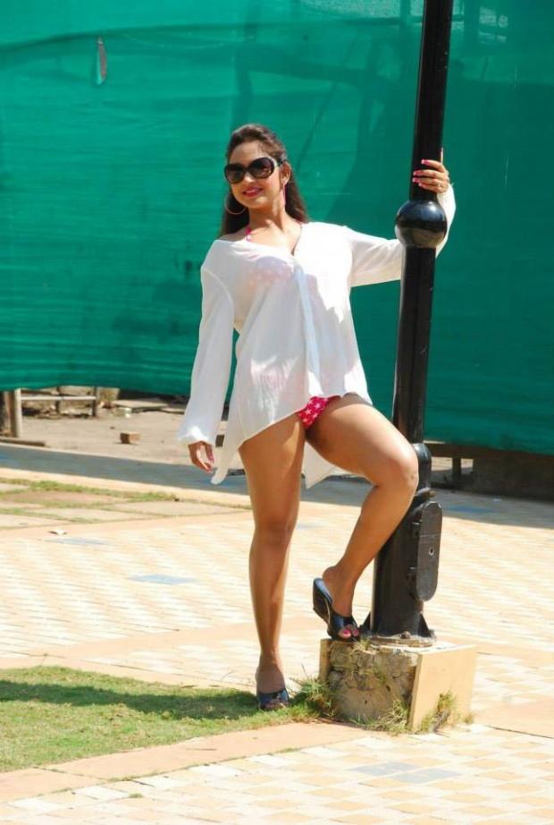 Marisa Verma Bikini Holi Shoot