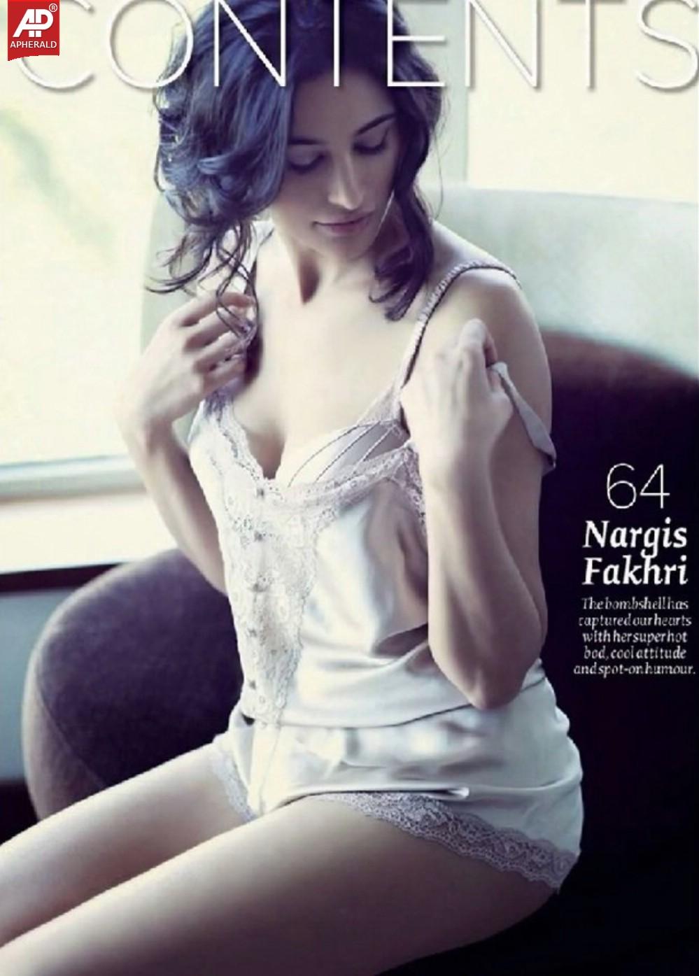 Nargis Fakhri Hot Maxim September 2014 Photoshoot