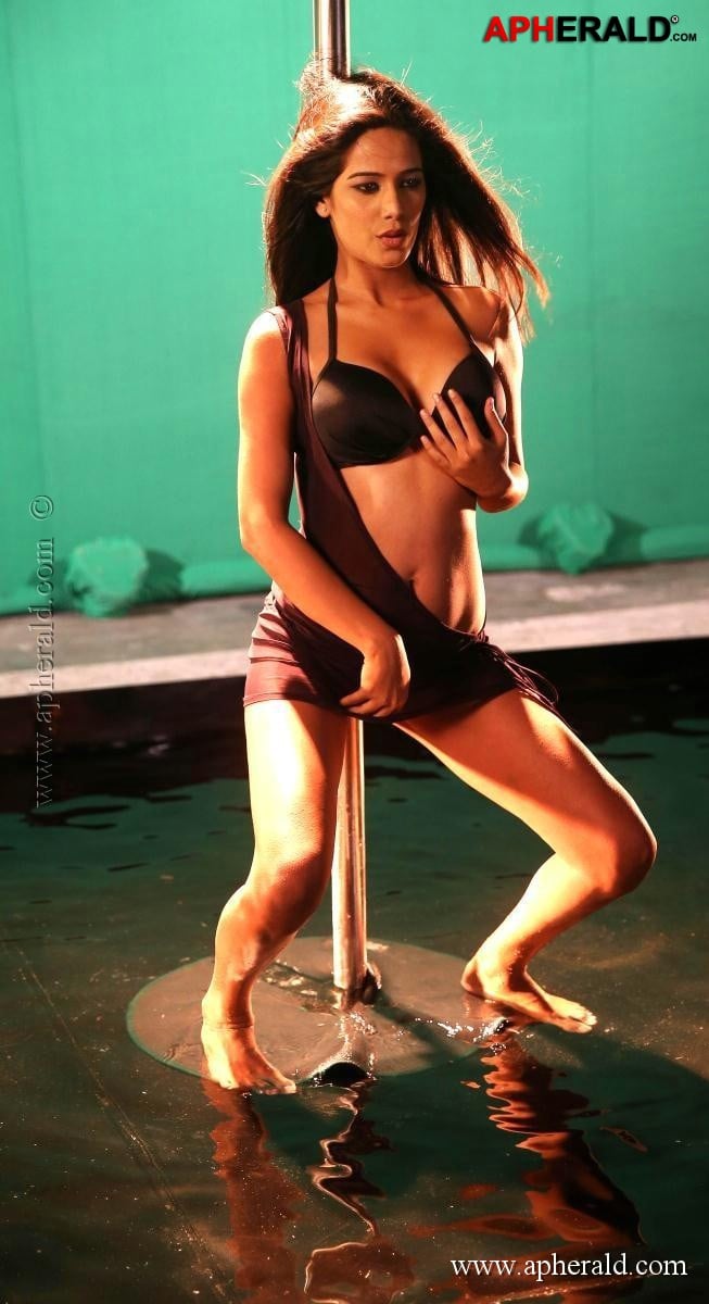 Poonam Pandey Shocking Pole Dance Stills
