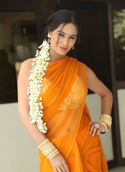 Poonam Pandey Latest Saree Stills