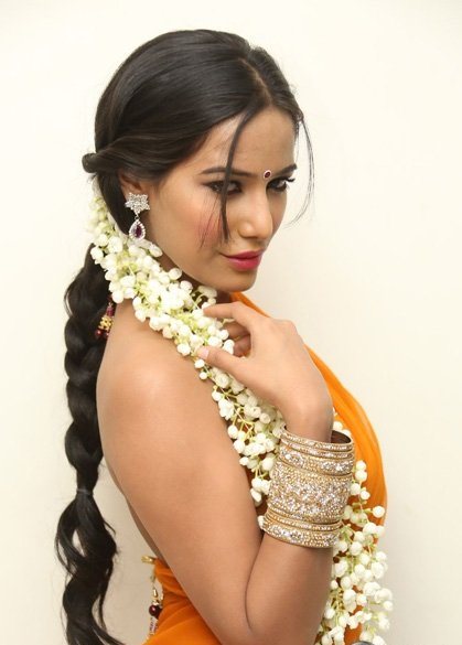 Poonam Pandey Latest Saree Stills