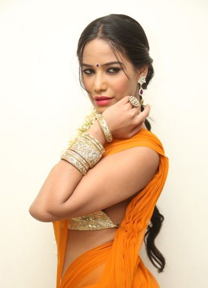 Poonam Pandey Latest Saree Stills