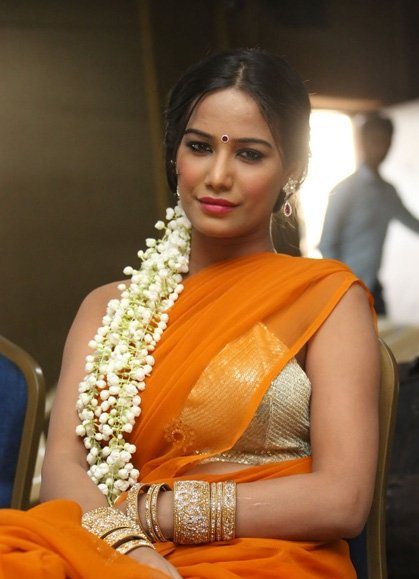 Poonam Pandey Latest Saree Stills