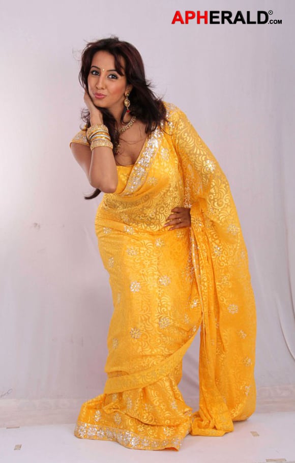 Sanjana Hot Saree