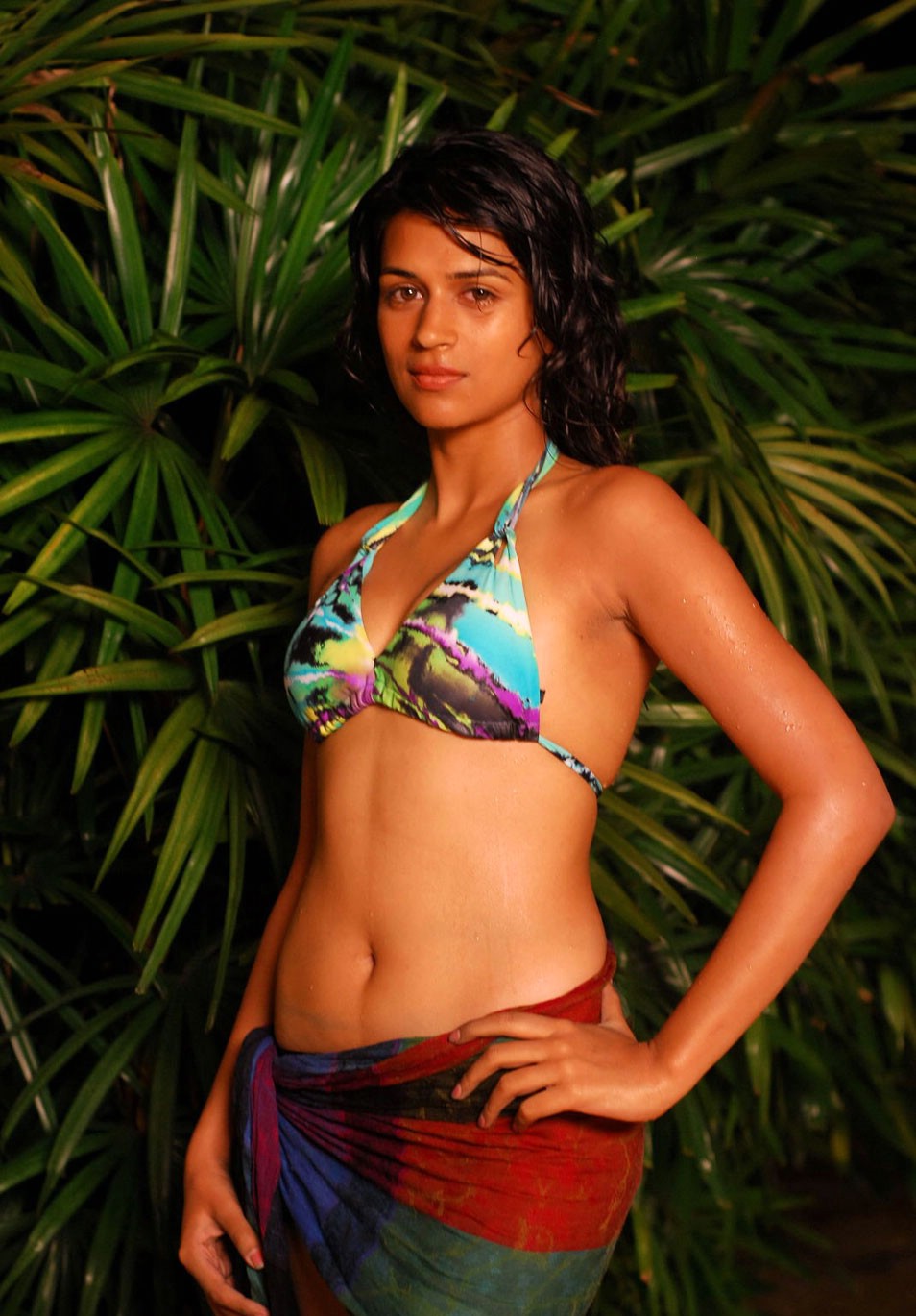 Shraddha Das Hot and Spicy Stills in Bikini