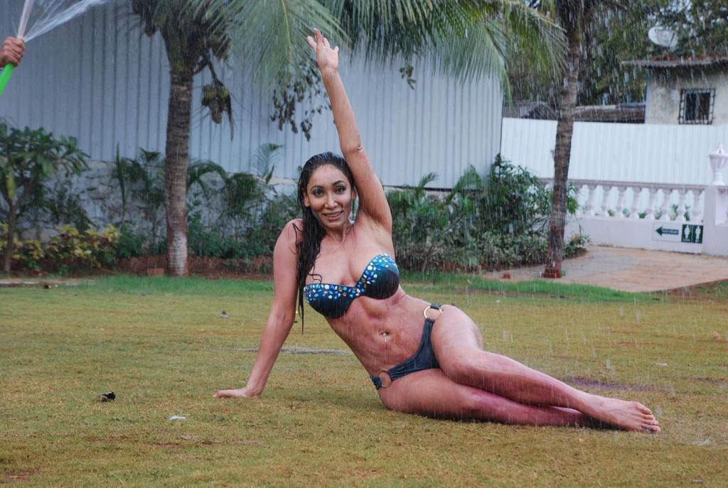 Sofia Hayat bikini Holi Photoshoot