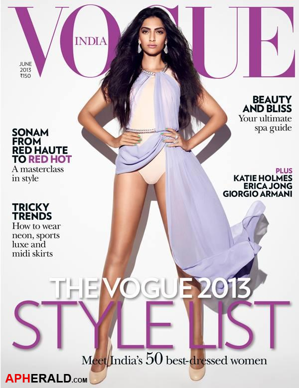 Sonam Kapoor Vogue India Magazine