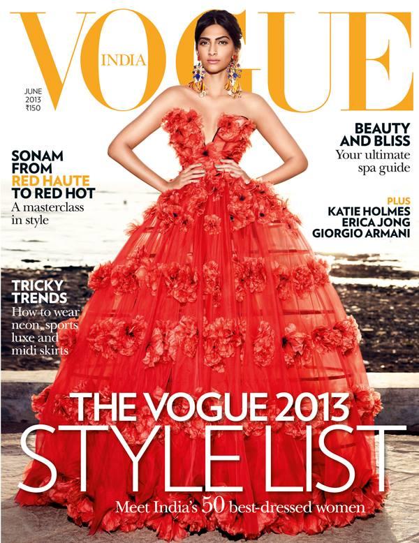 Sonam Kapoor Vogue India Magazine