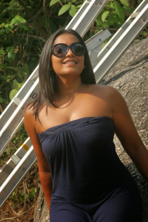 South Indian actress Meghna Naidu Hot Looking Stills