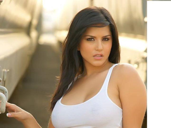 Sunny Leone White Bikini Stills