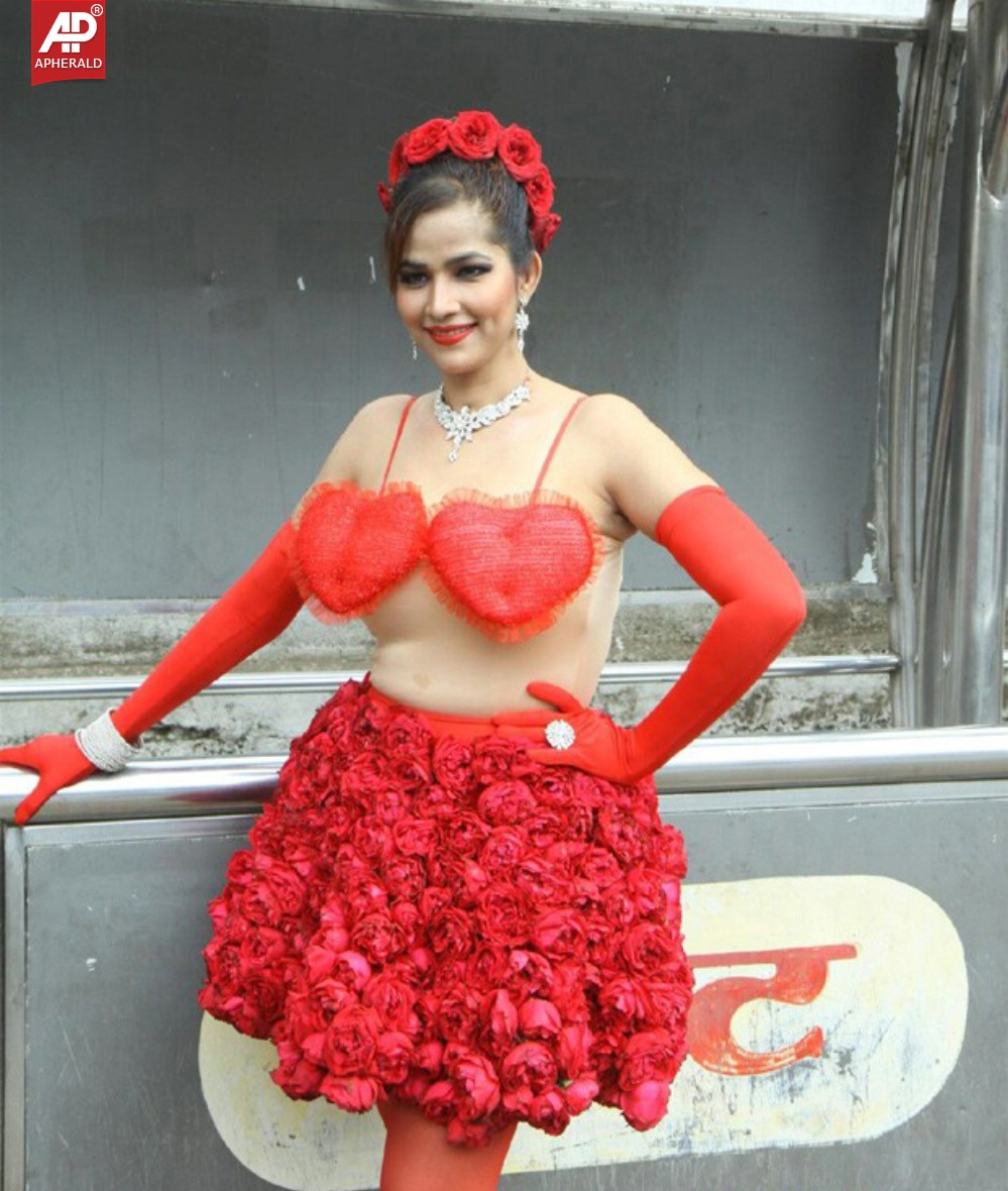 Tanisha Singh in Valentine Day special hot photo shoot