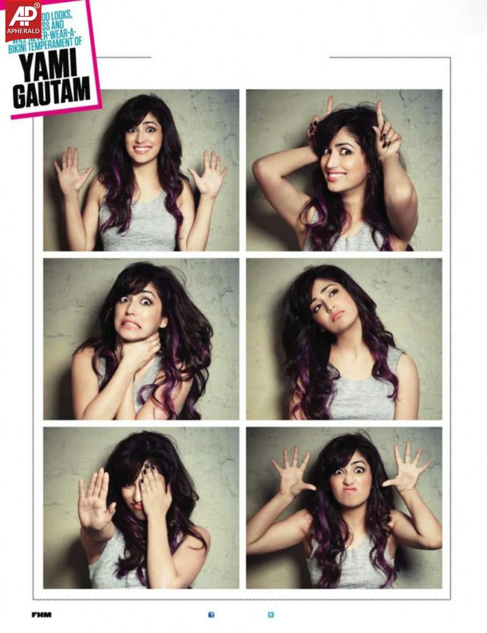 Yami Gautam Hot FHM India Magazine Photo Shoot