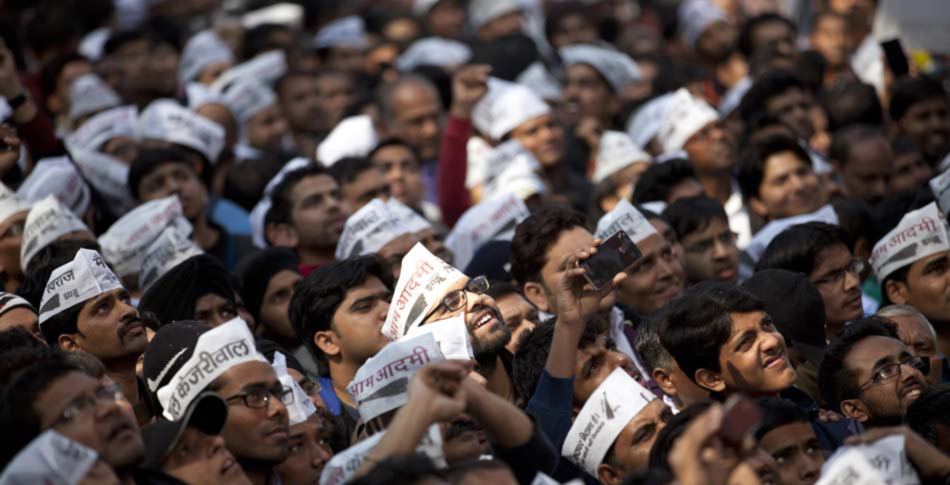 AAP Celebrates Delhi Polls Victory Photos