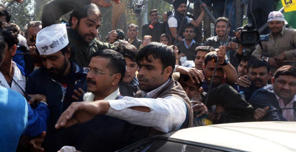 AAP Celebrates Delhi Polls Victory Photos