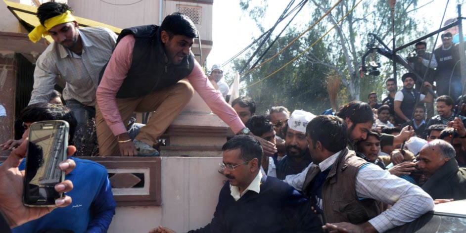AAP Celebrates Delhi Polls Victory Photos