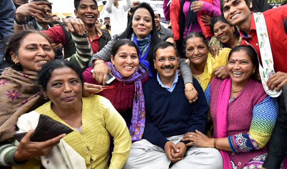 AAP Celebrates Delhi Polls Victory Photos