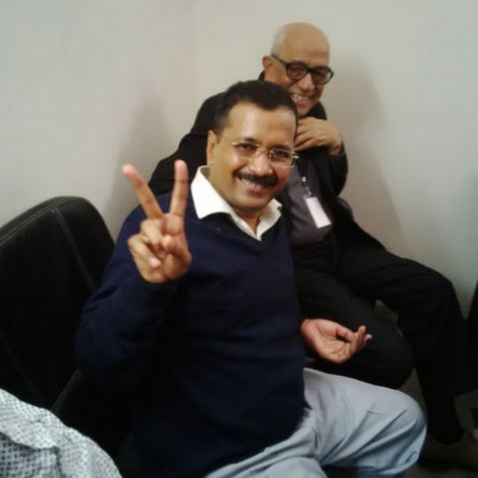 AAP Celebrates Delhi Polls Victory Photos