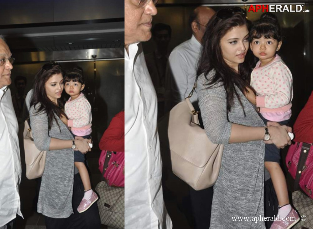 Aishwarya with Aaradhya New Stills