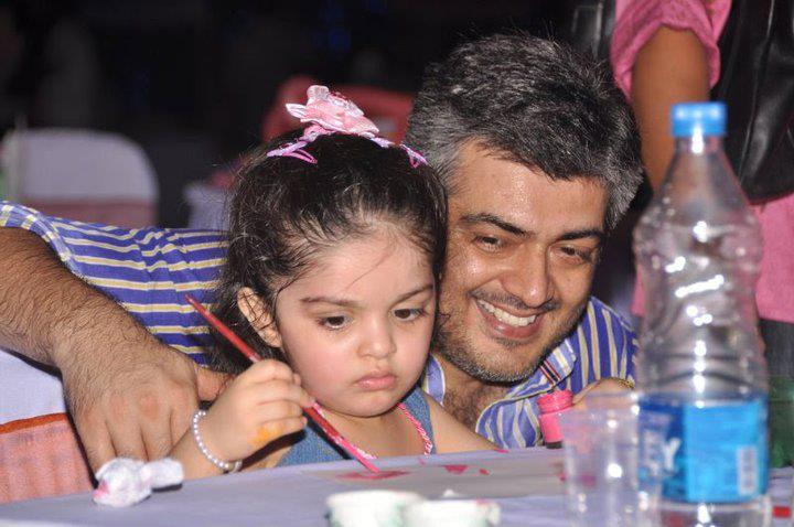 Ajith Kumar Daughter Pics