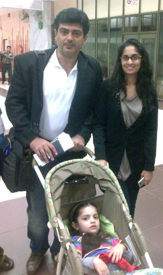Ajith Kumar Daughter Pics