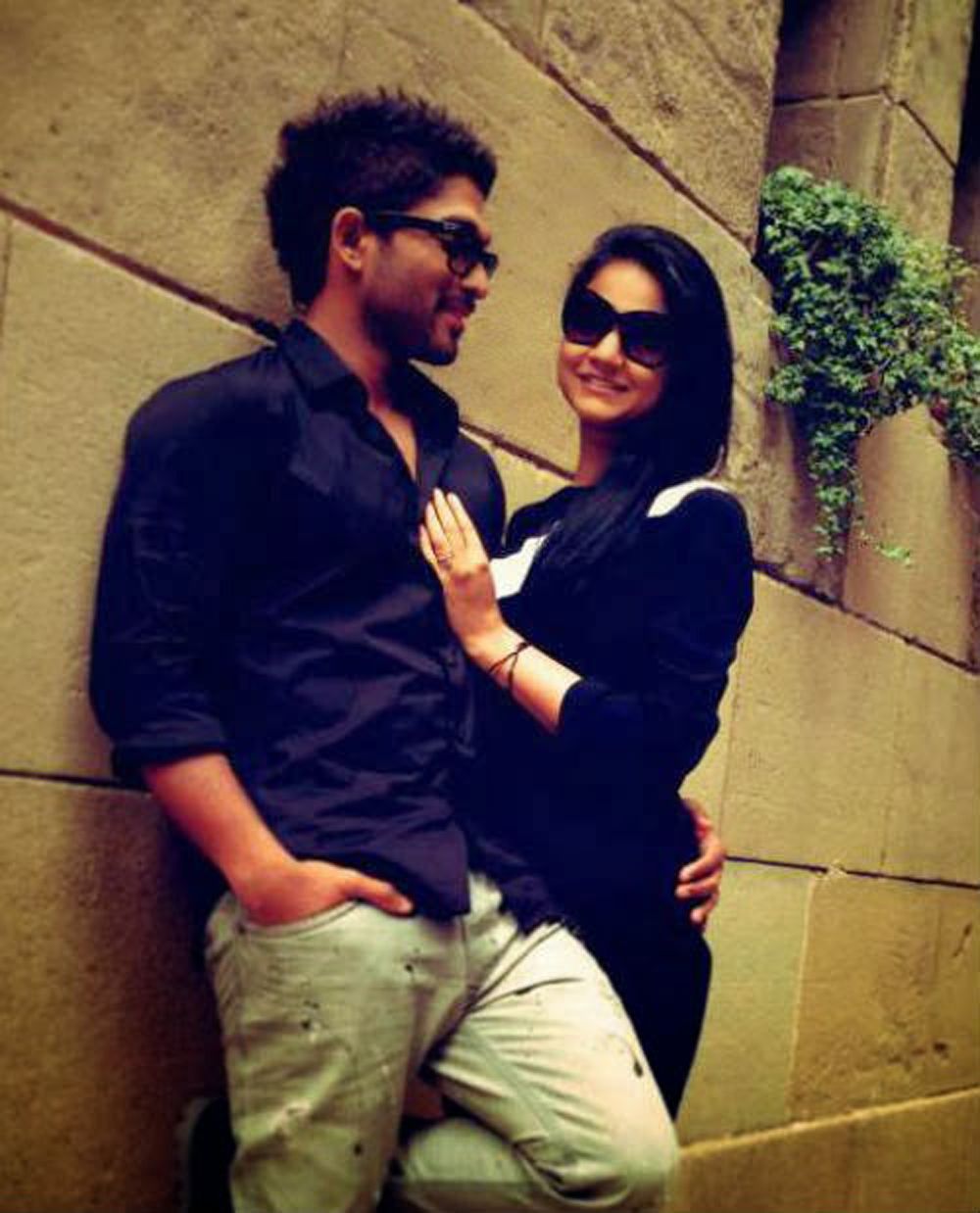 Allu Arjun and Sneha Reddy Unseen Photos