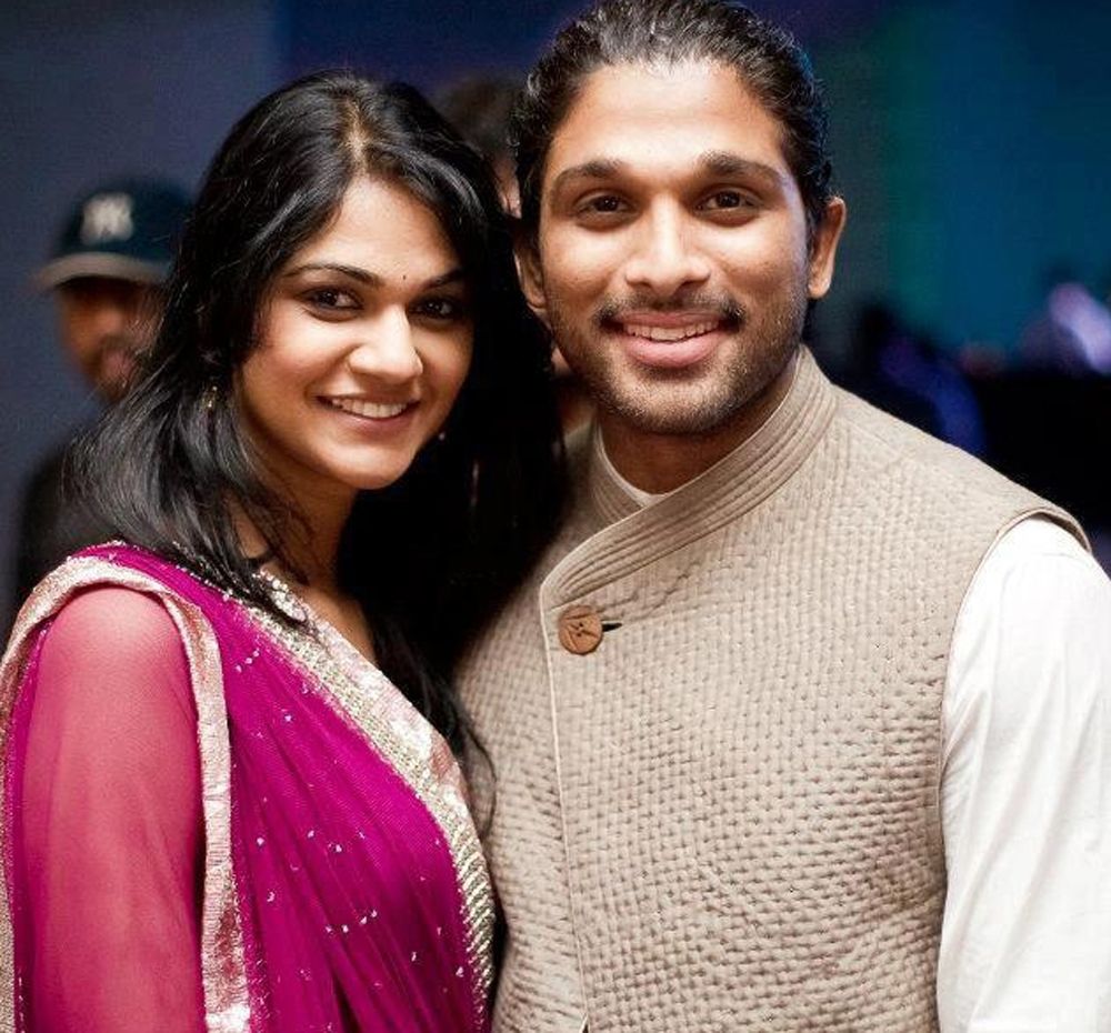 Allu Arjun and Sneha Reddy Unseen Photos