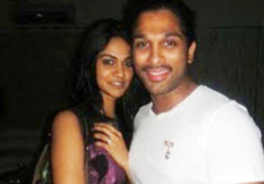 Allu Arjun and Sneha Reddy Unseen Photos
