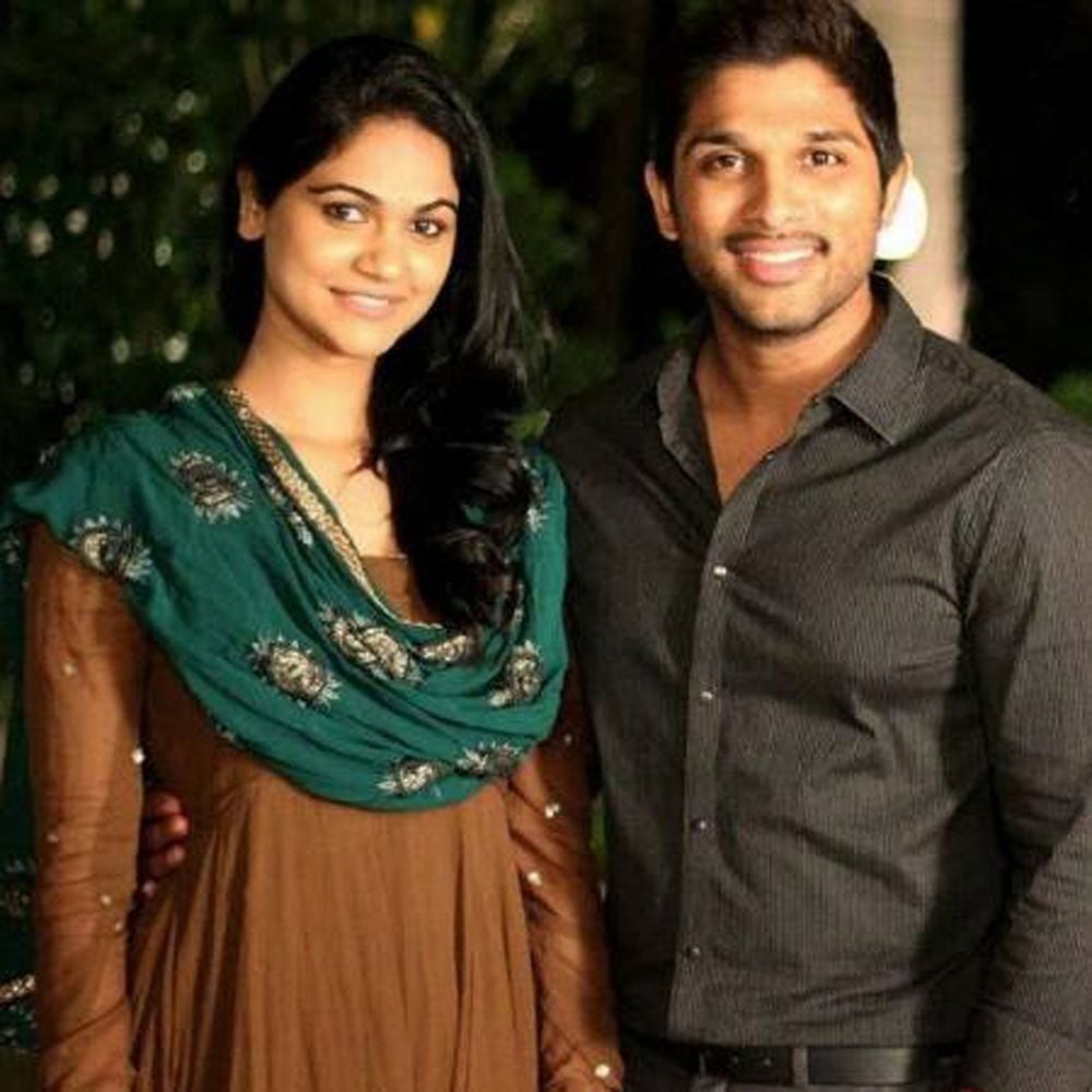 Allu Arjun and Sneha Reddy Unseen Photos