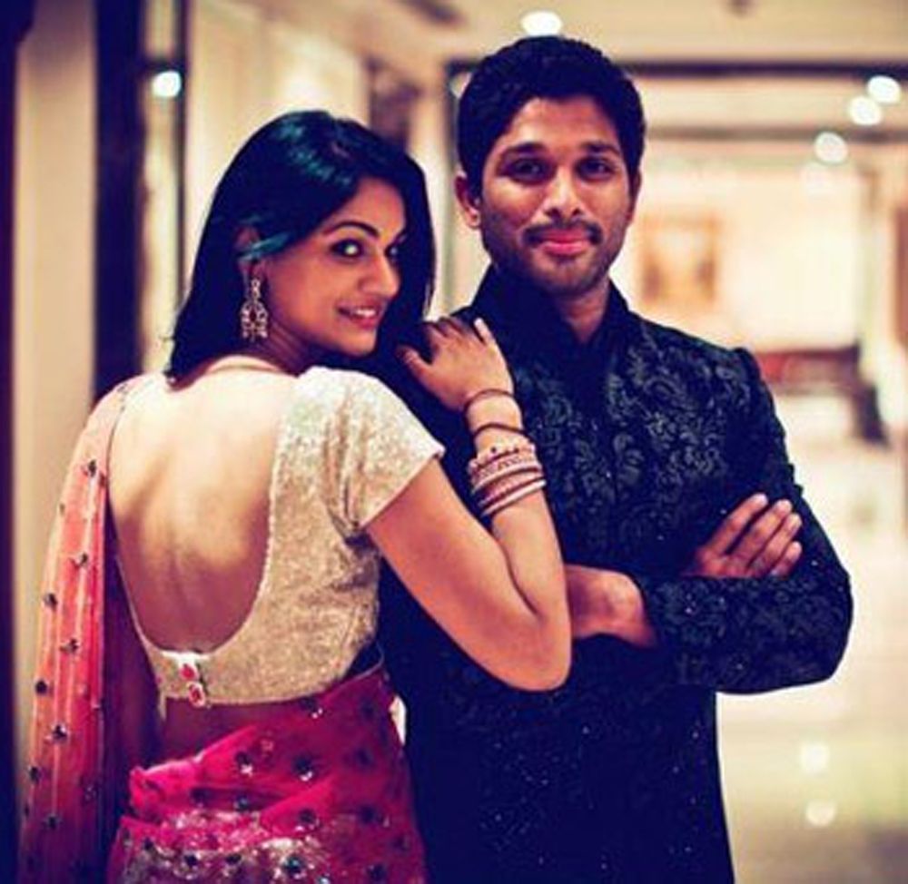 Allu Arjun and Sneha Reddy Unseen Photos