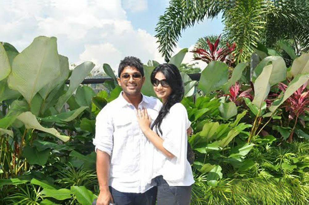 Allu Arjun and Sneha Reddy Unseen Photos