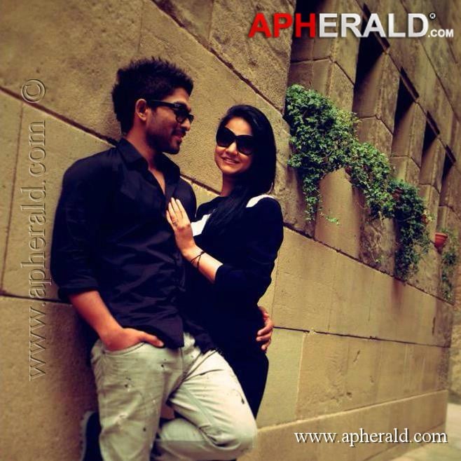 Allu Arjun Sneha Reddy Photos