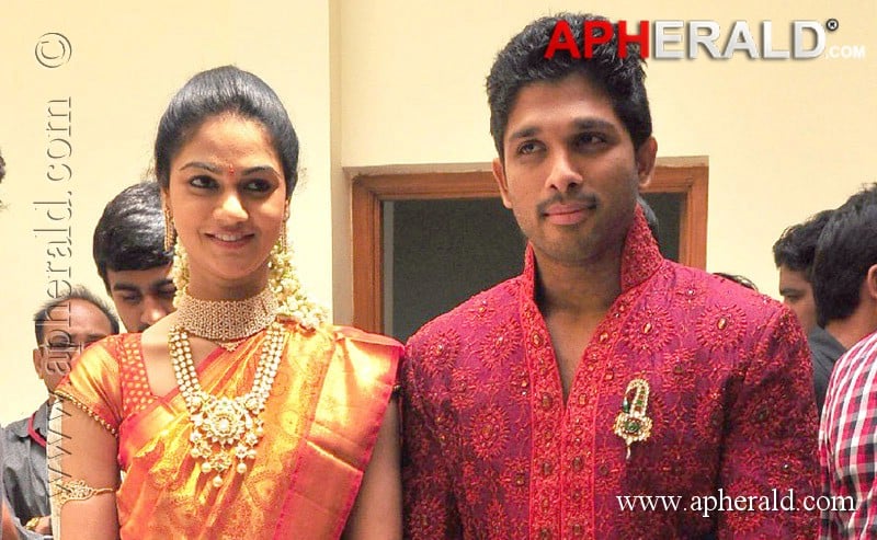 Allu Arjun Sneha Reddy Photos
