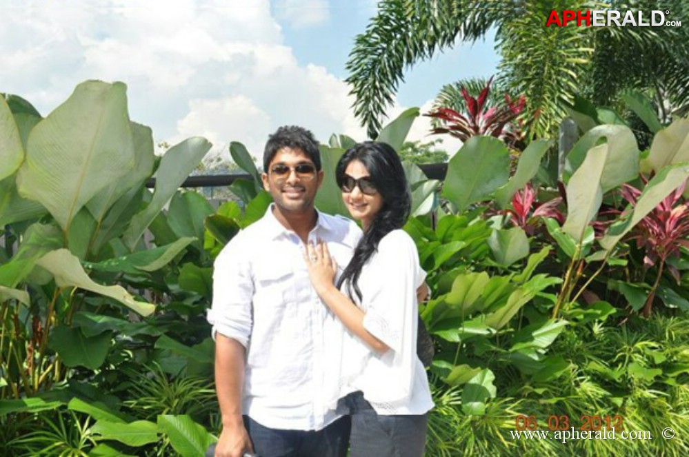 Allu Arjun With His Wife Rare Pics