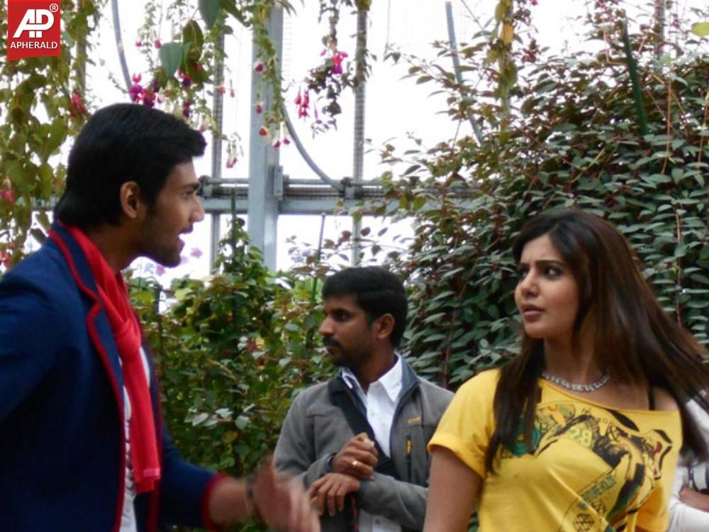 Alludu Seenu on Location Stills